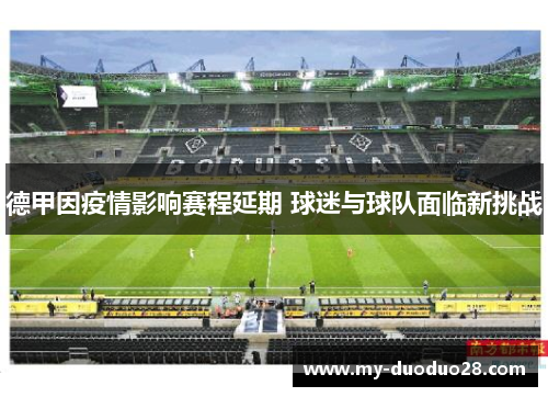 德甲因疫情影响赛程延期 球迷与球队面临新挑战